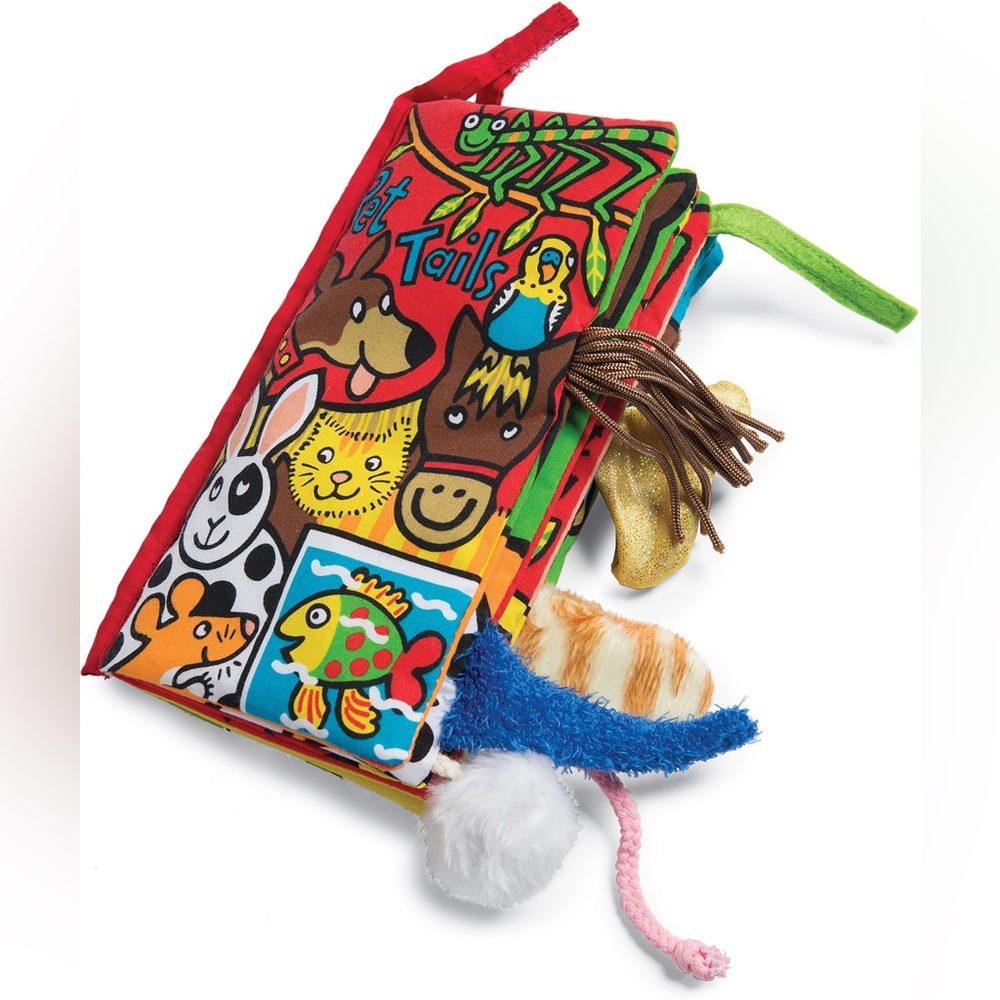 Jellycat London Pet Tails Soft Cloth Book